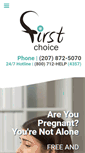 Mobile Screenshot of firstchoicepregnancycenter.org